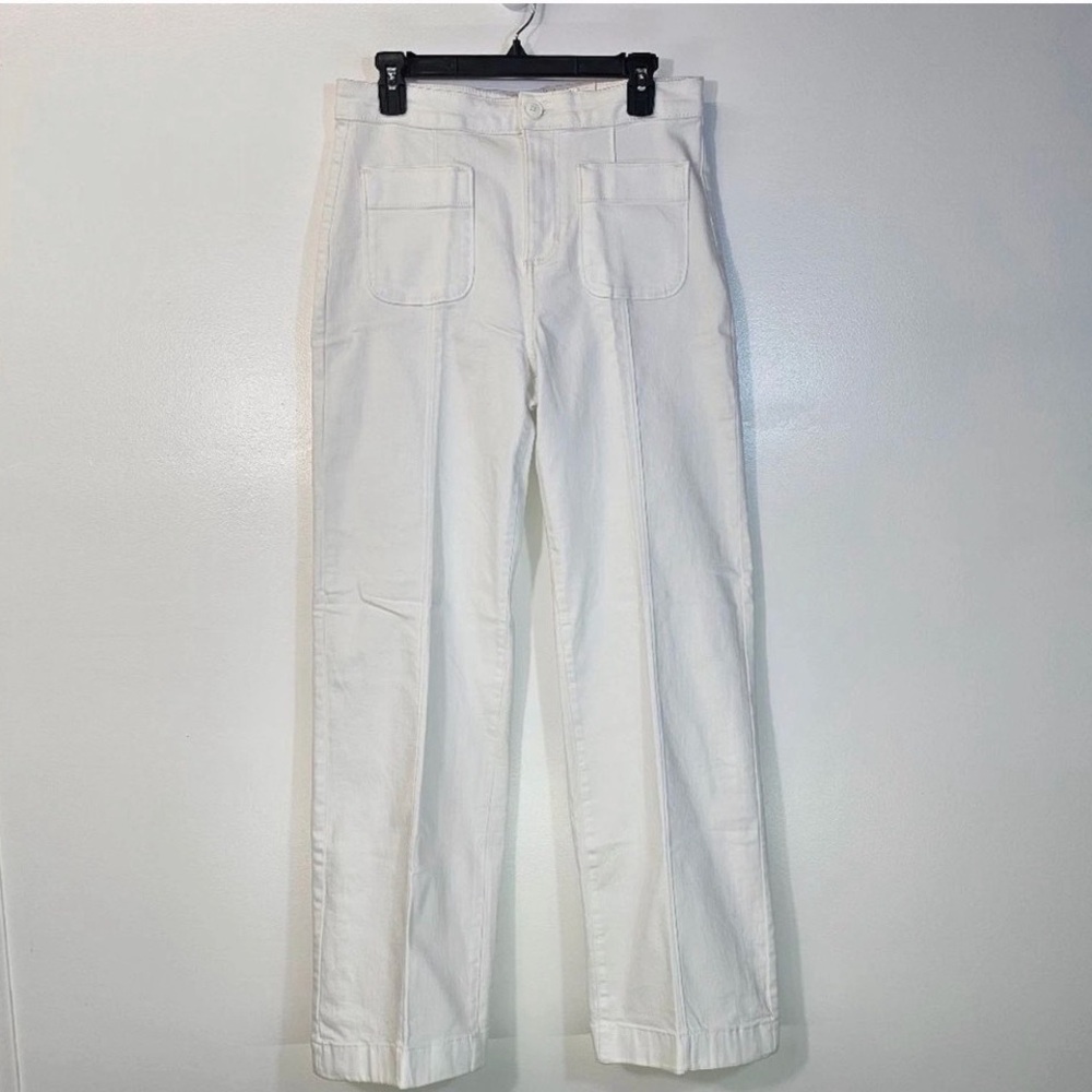 LC Lauren Conrad White High-Waist Pants NEW